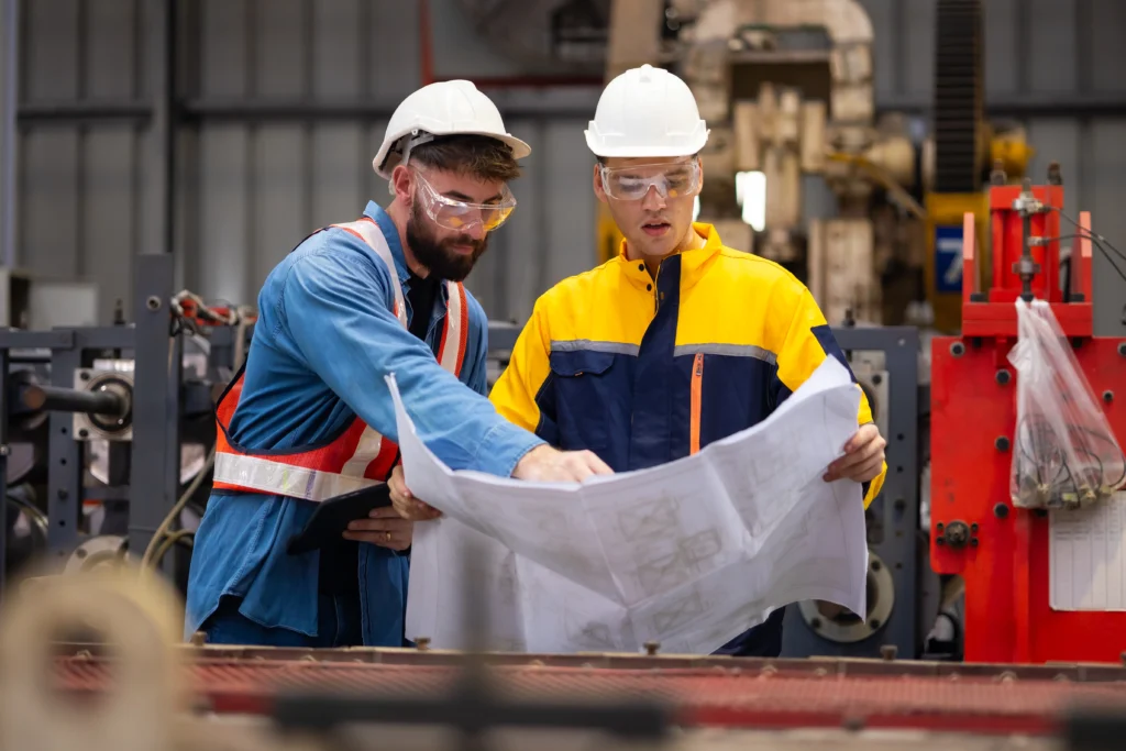 Flexographic press assembly drawings and parts documentation